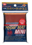 KMC - Hyper MAT MINI Size Sleeves 60pcs. - Red